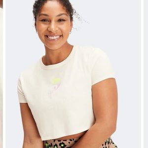 Fabletics Crop Baby Tee